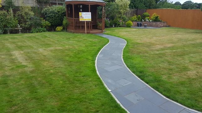 A garden path laid for one of our customers.